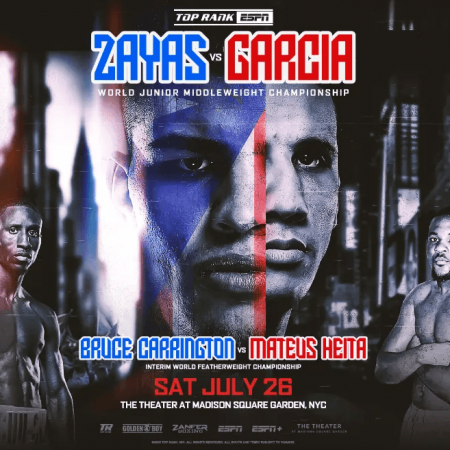 Zayas vs Garcia (2025): Tudo sobre o grande combate – Horário, Transmissão, Undercard e Prognóstico
